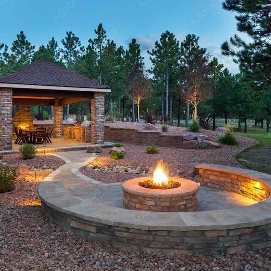 Outdoor Fireplace